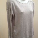 New Ann Taylor Loft XS Sweater Gray Exposed Seam Long Sleeve Top New Ann Taylor Loft XS Sweater Gray Exposed Seam Long Sleeve Top