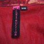 Lovely Tunic Top Plus Size 3X Top Burgundy Red Leaf Print Front Tie