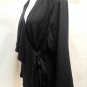 Mark Zunino Plus Size 2X Top Black Wrap Draped Long Sleeve Special Occasion