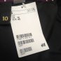 New H&M Divided 10 Jacket Purple Tribal Cropped Long Sleeve Lined Geometric