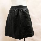 Ann Taylor Loft S Skirt Black Faux Imitation Leather Mini NWT