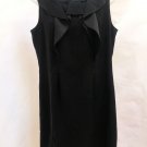 Tahari M Little Black Dress Ruffled Sleeveless Exposed Zip Tahari M Little Black Dress Ruffled Sleeveless Exposed Zip