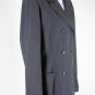 Gap 14 L Jacket Gray Double Breasted Stretch Lined Classic