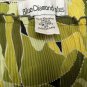 Blue Diamond Plus Size 3X Top Green Yellow Geometric Off Shoulder Puffed Sleeve