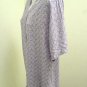 Pendleton 10 Top Purple White Swirl Short Sleeves Button Down Tunic