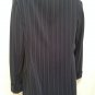 Jones New York 10P Jacket Navy Blue Pinstripe Suit Blazer