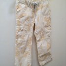 Gap Kids 6 Pants Cargo Beige Tan Butterfly Print Adjustable Waist Back to School Gap Kids 6 Pants Cargo Beige Tan Butterfly Print Adjustable Waist Back to School