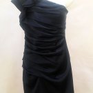 Express Dress 2 Blue Ruched One Shoulder Bodycon Mini Cocktail Clubwear Express Dress 2 Blue Ruched One Shoulder Bodycon Mini Cocktail Clubwear