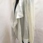 Ralph Lauren Petite PS Open Cardigan Ivory Linen Blend Waterfall Lightweight