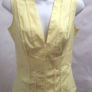 Victorias Secret Moda International S Top Yellow Sleeveless Shirt
