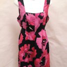 New Nine West 10 Dress Multi Color Floral Silk Sheath Sleeveless New Nine West 10 Dress Multi Color Floral Silk Sheath Sleeveless