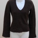 Express Sweater Small Brown Fuzzy Wool Blend Stretch V Neck Pullover Top Sz S Express Sweater Small Brown Fuzzy Wool Blend Stretch V Neck Pullover Top Sz S