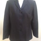 Ann Taylor 4 Jacket Black Linen Blend Blazer Career