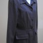 Eddie Bauer 8P Jacket Gray Stretch Pockets Blazer Lined Petites