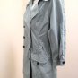 Frenchi M Jacket Green striped Double Breasted Mini Coat Dress