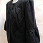 INC M Jacket Black Swing Puffed Bishop Sleeve