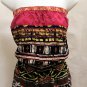 Angie S Romper Multi Color Strapless Tribal Pockets Boho Geometric