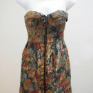 Staring at Stars 0 Strapless Dress Floral Metallic Shimmer Urban Outfitters Staring at Stars 0 Strapless Dress Floral Metallic Shimmer Urban Outfitters