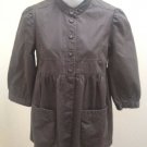 French Connection 2 Jacket Brown Mandarin Collar 3/4 Sleeves Pockets