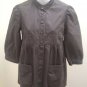 French Connection 2 Jacket Brown Mandarin Collar 3/4 Sleeves Pockets
