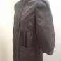 French Connection 2 Jacket Brown Mandarin Collar 3/4 Sleeves Pockets