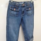 Old Navy 12 Blue Jeans Capri Cropped Denim Pants Adjustable Waist Back to School Old Navy 12 Blue Jeans Capri Cropped Denim Pants Adjustable Waist Back to School