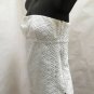 J Crew Sz 0 Top White Texture Strapless Cotton Empire Waist XS Shirt