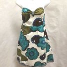 Anthropologie Maeve 6P Dress Strapless Spaghetti Strap Study in Contrasts Floral