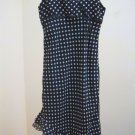 Limited Too 10 Dress Black White Polka Dot Asymmetric Tiered Ruffle Hem Holiday
