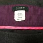 J Crew 4 Skirt Gray Wool Stretch Mini A-Line Pockets
