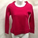 Carole LIttle L Sweater Pink Merino Wool Fitted Carole LIttle L Sweater Pink Merino Wool Fitted