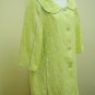 Cynthia Steffe XL Coat Citron Yellow-Green Textured Silver Trim New
