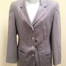 Colour Eighteen 4 Blazer Purple Wool Riding Jacket Pockets Spring
