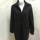 Banana Republic M Trench Coat Gray Wool Blend