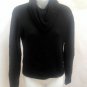 Twiga S Sweater Black Wool Blend Cowl Neck Soft Fuzzy Top