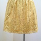 Romeo and Juliet Couture Small Skirt Gold Sequins Mini Party New Romeo and Juliet Couture Small Skirt Gold Sequins Mini Party New