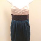 B Darlin 13/14 Dress Strapless Color Block Shimmer Empire Waist Party Cocktail B Darlin 13/14 Dress Strapless Color Block Shimmer Empire Waist Party Cocktail