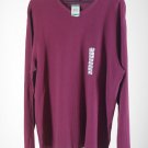 Alfani Mens L Sweater Burgundy V-Neck Pullover Cotton Long Sleeves Shirt New