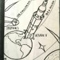 Eatsleepdoodle Space Explorer Pillowcase Color & Learn Planets Rockets with Pens