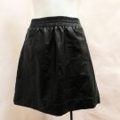 Ann Taylor Loft S Skirt Black Faux Imitation Leather Mini New