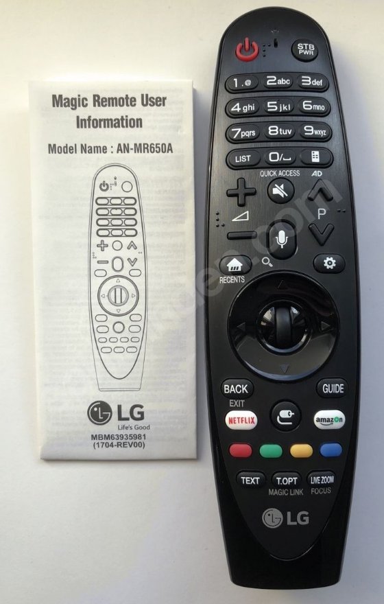 Lg An Mr650a Magic Remote Control Voice Mate Smart Tvs Anmr650a For