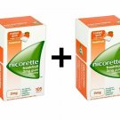 2 X 105 Pieces NICORETTE 2mg Fresh Fruit - TOTAL 210 GUMS Stop Smoking