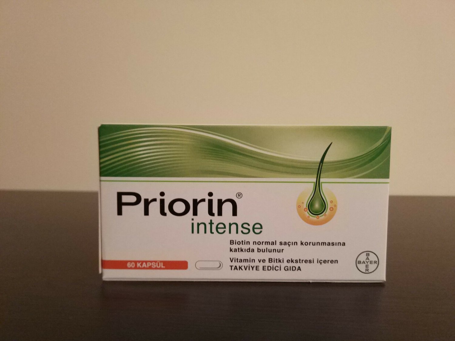 Original Bayer Priorin Intense 60 capsule hair loss genuine expire to ...