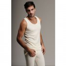 Hasyun Mens 75% Merino Wool Tank Top Sleeveless Thermal Baselayer Woolmark