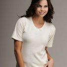 Hasyun Women 100% Merino Wool Short Sleeve Camisole Soft Baselayer Woolmark