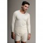 Hasyun Tank Top Long Sleeve Soft Base Layer MENS 100% MERINO WOOLMARK