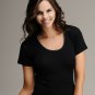 Hasyun Women 75% Merino Wool Short Sleeve Satin Trim Soft Camisole Baselayer