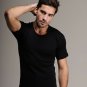 Hasyun Mens 75% Merino Wool Tank Top Short Sleeve Thermal Baselayer Woolmark