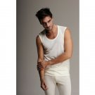 Hasyun Mens 75% Merino Wool Tank Top Sleeveless Interlock Baselayer Woolmark
