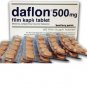 DAFLON/ DETRALEX / VENIXXA 500mg 120 tabs Varicose Heavy Swollen Tired Legs Hemorrhoids, EXPIRE 2023